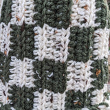 Checkered Double Tweed Fisherman Beanie - Camo & Aran