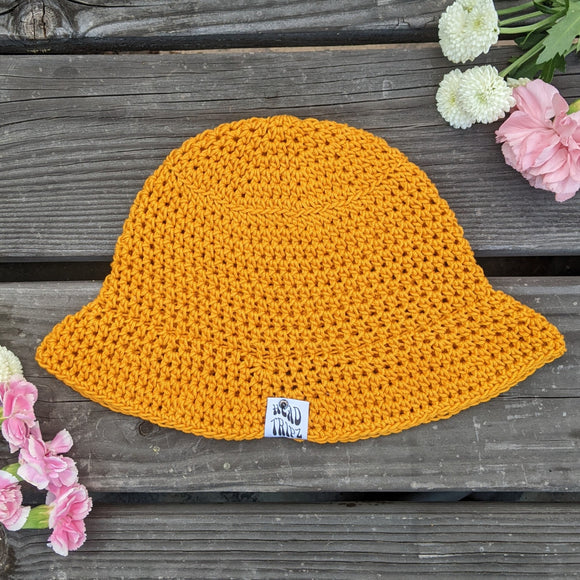 Gold - Solid Color Bucket Hat