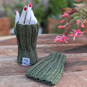 Hand Warmers - Solid Deep Forest Green