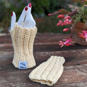 Hand Warmers - Solid Heather Beige