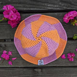 Swirl Bucket Hat - Creamsicle & Orchid