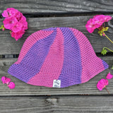 Swirl Bucket Hat - Purple & Rose