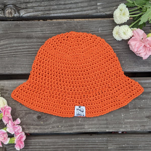 Tangerine - Solid Color Bucket Hat