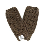 Wrist Warmer - Brown Tweed