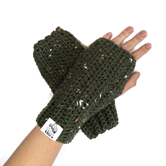 Wrist Warmer - Olive Tweed