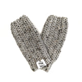 Wrist Warmer - Gray Tweed
