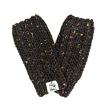 Wrist Warmer - Black Tweed