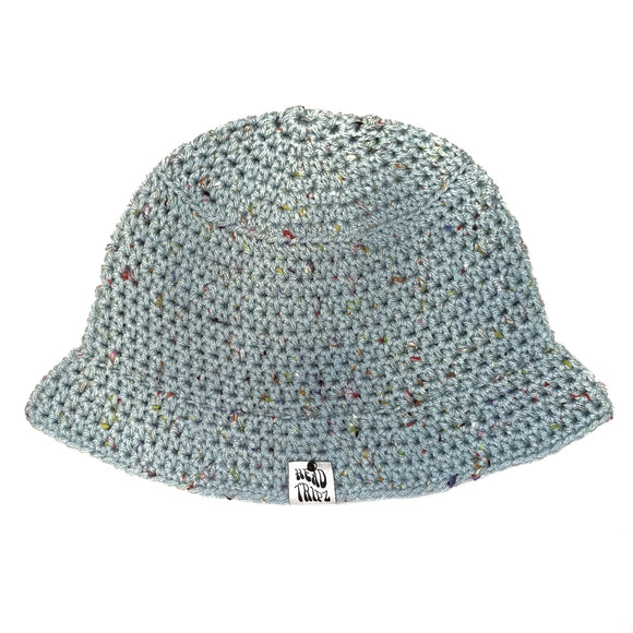 Blue Haze Tweed Bucket Hat
