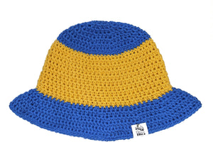 Blue and Yellow - Cotton Bucket Hat