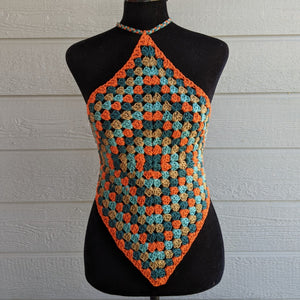 Bohemian - Granny Square Halter Top