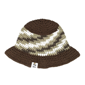 Chocolate w/ Brown Camo - Cotton Bucket Hat