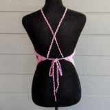 Cotton Candy Granny Square Halter Top