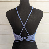 Denim - Halter Top w/ Cross Tie Back