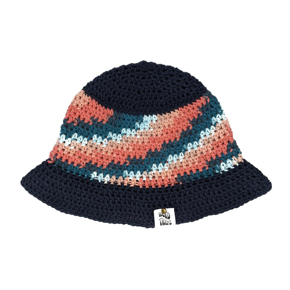 Denim w/ Pink Camo -Cotton Bucket Hat
