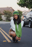 Scarf Set - Lime Green