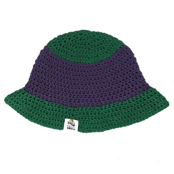 Grape Ape - Purple & Green Cotton Bucket Hat