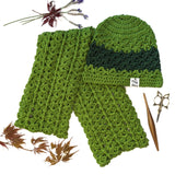Scarf Set - Lime Green