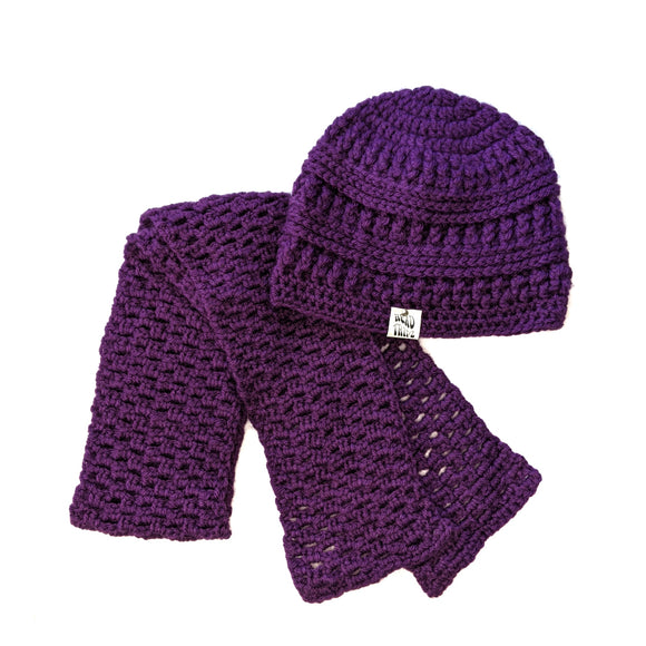 Scarf Set - Purple