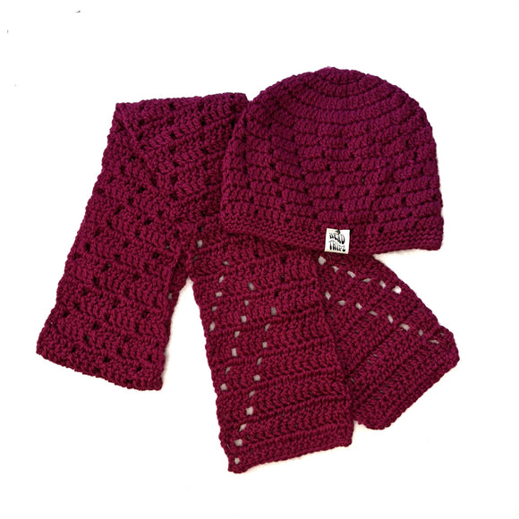 Scarf Set - Magenta