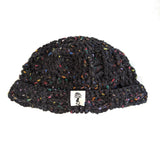 Basket Weave - Black Tweed