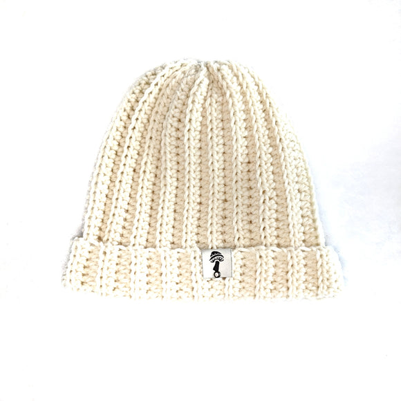 Ribbed Beanie - Aran