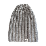 Ribbed Beanie - Gray