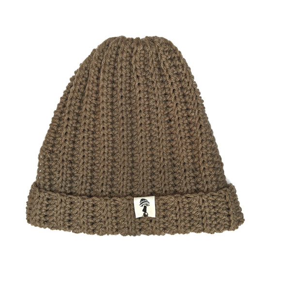 Ribbed Beanie- Oatmeal