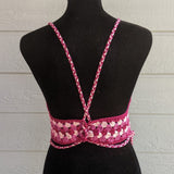 Pink Float Granny Square Bralette
