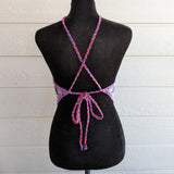 Purple Haze - Granny Square Halter Top