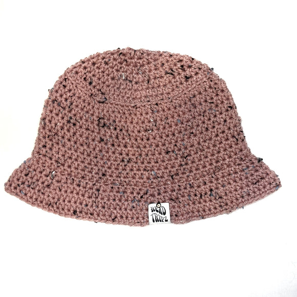 Rose Tweed Bucket Hat
