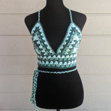 Sea Green Granny Square Bralette