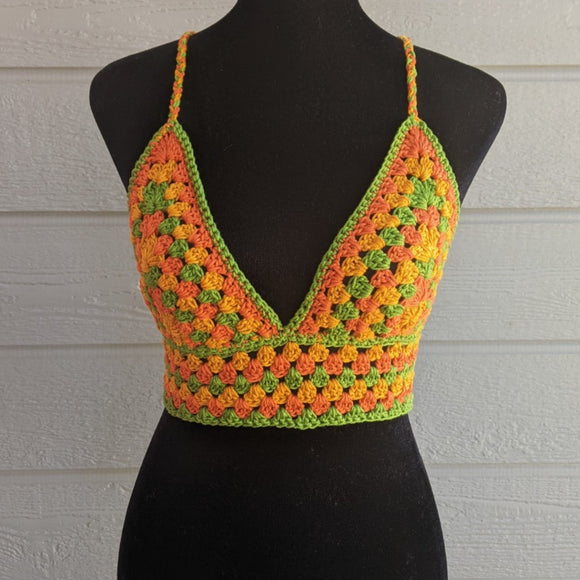 Tangelo Granny Square Bralette