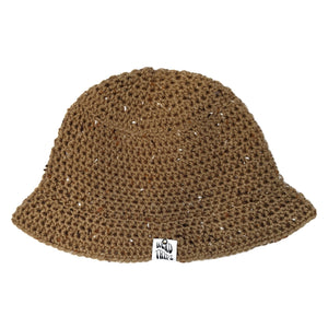 Taupe Tweed Bucket Hat
