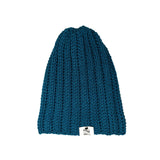 Ribbed Beanie-Teal