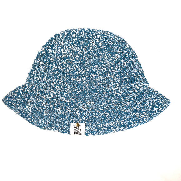 Turquoise Marble - Cotton Bucket Hat